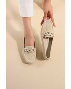 Beige Loafers-443062918