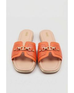 Orange Chappal-445382906