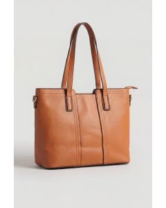 Brown Tote Bag-446792113
