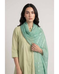 Green Women Scarf-447782104
