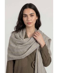 Grey Women Scarf-447792111
