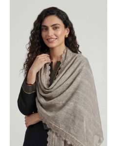 Grey Women Scarf-447892111