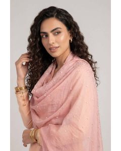 Pink Women Scarf-447932105