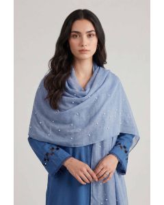 Blue Women Scarf-447932108