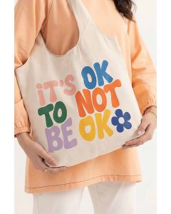 Off White Fabric Bag-448232107