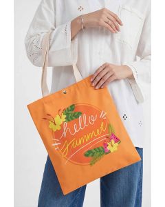 Orange Fabric Bag-448292106