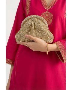 Light Gold Clutch-448602119