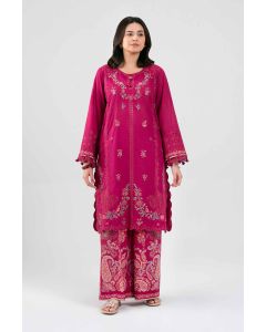 2 Piece - Digital Printed Embroidered Suit - 42601418