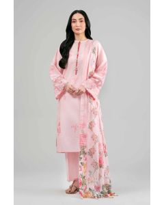 3 Piece - Digital Printed Embroidered Suit - 42601532