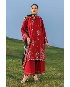 3 Piece - Digital Printed Embroidered Suit - 42601550