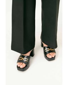 Black Block Heels-440692903