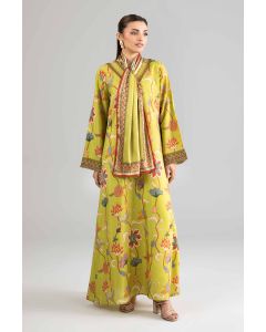 2 Piece - Printed Embroidered Dress - FE26-69