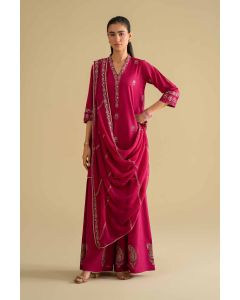 3 Piece - Embroidered Suit - KFE26-105