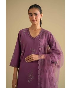3 Piece - Embroidered Suit - KFE26-131