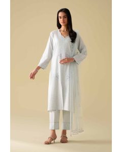 3 Piece - Embroidered Suit - KFE26-79