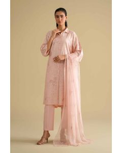 3 Piece - Embroidered Suit - KFE26-89