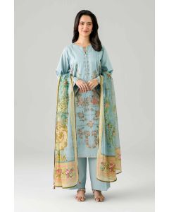 3 Piece - Embroidered Suit - PE26-320