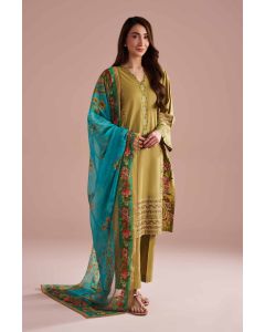 3 Piece - Embroidered Suit - PE26-321