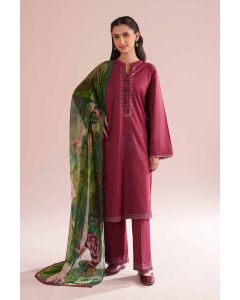 3 Piece - Embroidered Suit - PE26-66