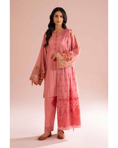 3 Piece - Embroidered Suit - PE26-73